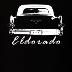 1956 Eldorado Rear View With Model Name Black T Shirt