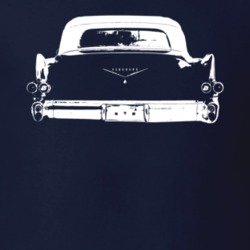 1956 Eldorado Rear View Navy Blue T Shirt