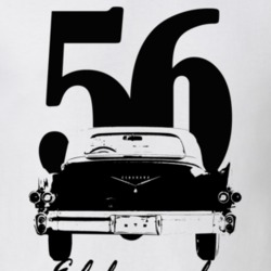 1956 Eldorado Rear View With Year And Model Name White T Shirt