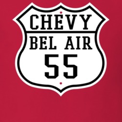 Highway Route 1955 Bel Air T Shirt