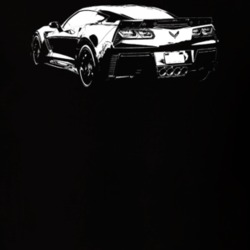 2016 Corvette Z06 Rear View Dark Color T Shirt