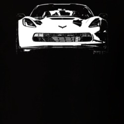 2015 Corvette Grill View Dark Color T Shirt