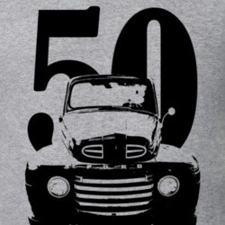 1950 F100 Pickup Truck Grill View With Year And Model Name Heather Gre