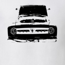 1953 F100 Pickup Truck Grill View White T Shirt