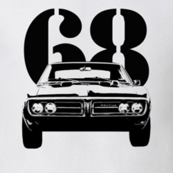 1968 Firebird Grill View With Year White T Shirt