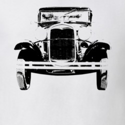 1931 Model A Grill View White T Shirt