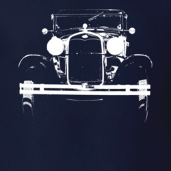 1931 Model A Grill View Navy Blue T Shirt