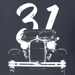 1931 Model A Grill View With Year T Shirt