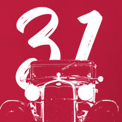 1931 Model A Grill View With Year And Model Name T Shirt