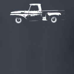 1964 F100 Pickup Truck Side View Charcoal Grey T Shirt