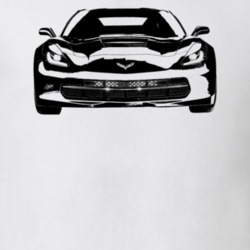 2014 Corvette Grill View Light Color T Shirt
