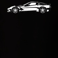 2014 Corvette Side View Dark Color T Shirt