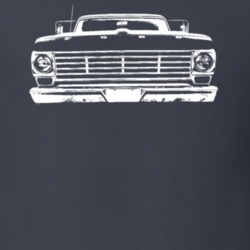 1967 F100 Pickup Truck Grill View Charcoal Grey T Shirt