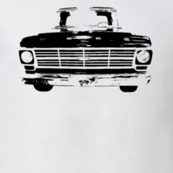 1969 F100 Pickup Truck Grill View White T Shirt