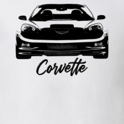 2013 Corvette Grill View With Model Name Light Color T Shirtpng