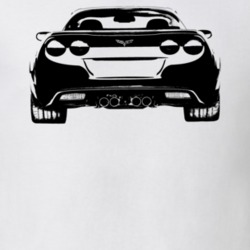 2013 Corvette Rear View Light Color T Shirt