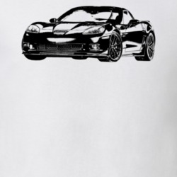 2012 Corvette Three Quarter View Light Color T Shirt
