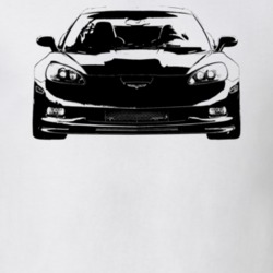 2012 Corvette Grill View Light Color T Shirt