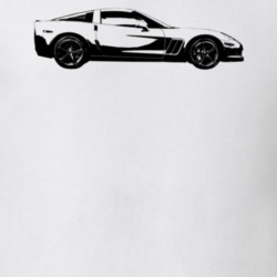 2011 Corvette Side View Light Color T Shirt