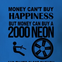 Money Cant Buy Happiness But It Can Buy A 2000 Dodge Neon Royal Blue T