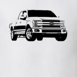 2017 F150 Three Quarter Side View Light Color T Shirt