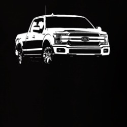 2017 F150 Three Quarter Side View Dark Color T Shirt