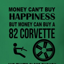 Money Cant Buy Happiness But It Can Buy A 1982 Chevrolet Corvette Gree