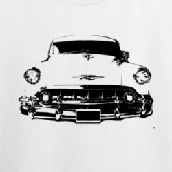 1953 Bel Air Grill View Light Color T Shirt Youth