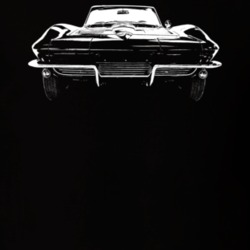 1963 Corvette Grill View Dark Color T Shirt