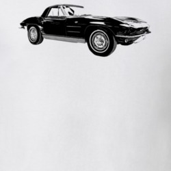 1963 Corvette Side Angle View Light Color T Shirt