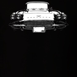 1961 Corvette Grill View Dark Color T Shirt