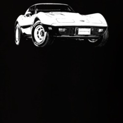 1978 Corvette Three Quarter View Dark Color T Shirt