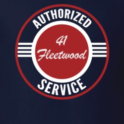 Authorized Service 1941 Fleetwood Dark Color T Shirt
