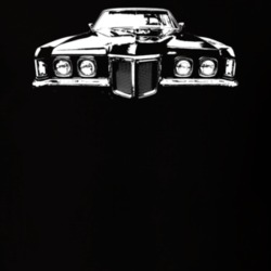 1969 Gran Prix Grill View Dark Color T Shirt