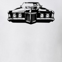 1969 Gran Prix Grill View Light Color T Shirt