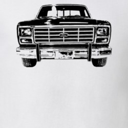 1982 F100 Grill View Light Color T Shirt