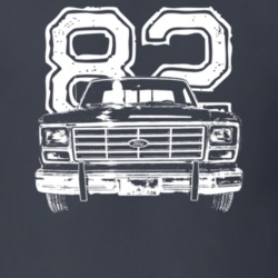 1982 F100 Grill View With Year Dark Color T Shirt