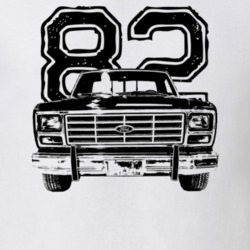 1982 F100 Grill View With Year Light Color T Shirt