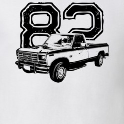 1982 F150 Three Quarter View With Year Light Color T Shirt
