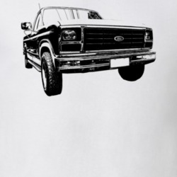 1983 F100 Three Quarter View Light Color T Shirt