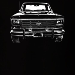 1983 F150 Grill View Dark Color T Shirt