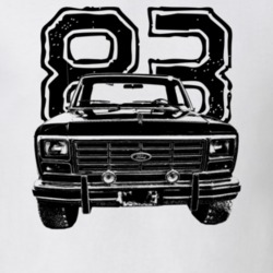1983 F150 Grill View With Year Light Color T Shirt