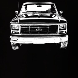 1984 F150 Grill View Dark Color T Shirt