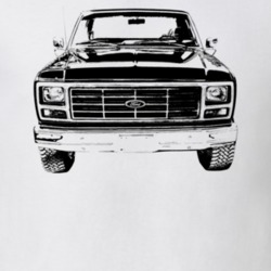 1984 F150 Grill View Light Color T Shirt