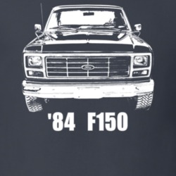 1984 F150 Grill View With Model Year Dark Color T Shirt