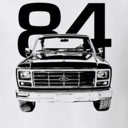 1984 F150 Grill View With Year Light Color T Shirt