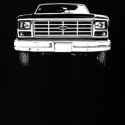 1985 F150 Grill View Dark Color T Shirt