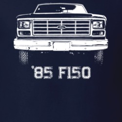 1985 F150 Grill View With Model Year Dark Color T Shirt