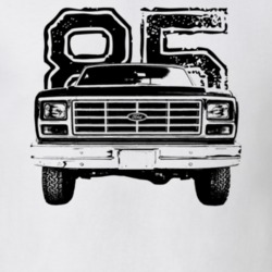 1985 F150 Grill View With Year Light Color T Shirt