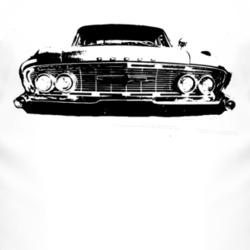 1961 DODGE POLARA Grill Dark Graphic Light T Shirt